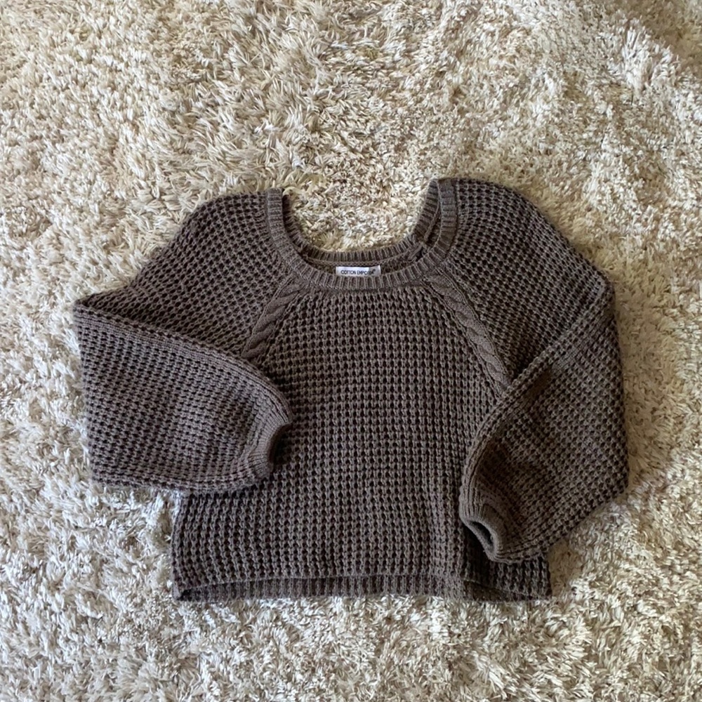 Cotton Emporium Taupe Sweater